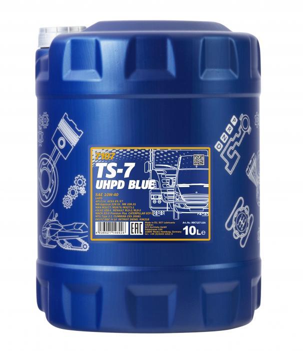 Mannol MN7107-10 Olej silnikowy MANNOL 7107 TS-7 UHPD Blue 10W-40 ACEA E6/E9 API CK-4/CJ-4, 10 l MN710710: Dobra cena w Polsce na 2407.PL - Kup Teraz!