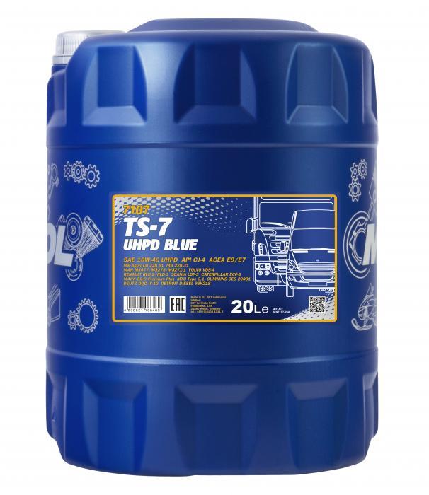 Mannol MN7107-20 Olej silnikowy MANNOL 7107 TS-7 UHPD Blue 10W-40 ACEA E6/E9 API CK-4/CJ-4, 20 l MN710720: Dobra cena w Polsce na 2407.PL - Kup Teraz!