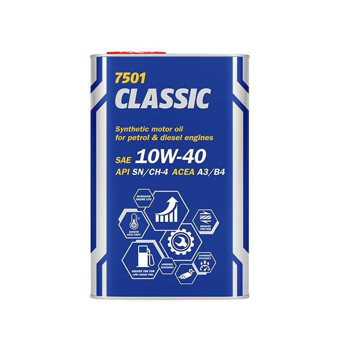Mannol MN7501-1ME Engine oil Mannol 7501 Classic 10W-40, 1L MN75011ME: Buy near me in Poland at 2407.PL - Good price!