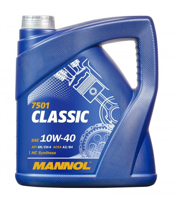 Mannol MN7501-4 Engine oil Mannol 7501 Classic 10W-40, 4L MN75014: Buy near me in Poland at 2407.PL - Good price!