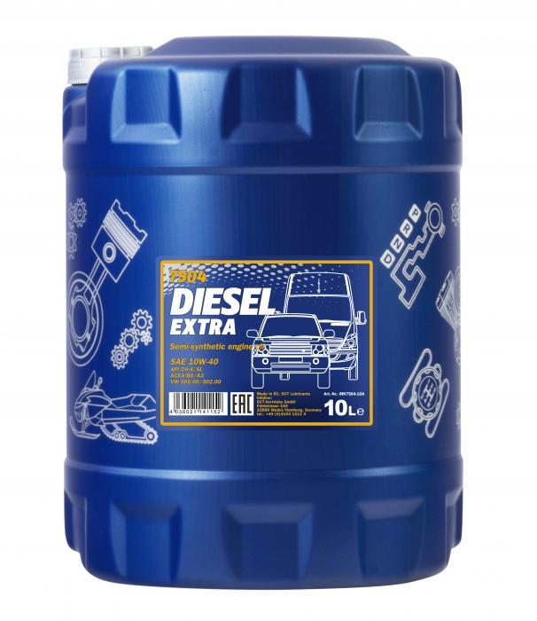 Mannol MN7504-10 Motoröl Mannol 7504 Diesel Extra 10W-40, 10L MN750410: Kaufen Sie zu einem guten Preis in Polen bei 2407.PL!