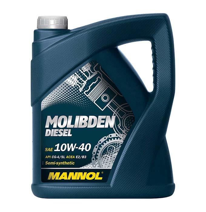 Mannol MN7506-5 Olej silnikowy Mannol 7506 Molibden Diesel 10W-40, 5L MN75065: Dobra cena w Polsce na 2407.PL - Kup Teraz!