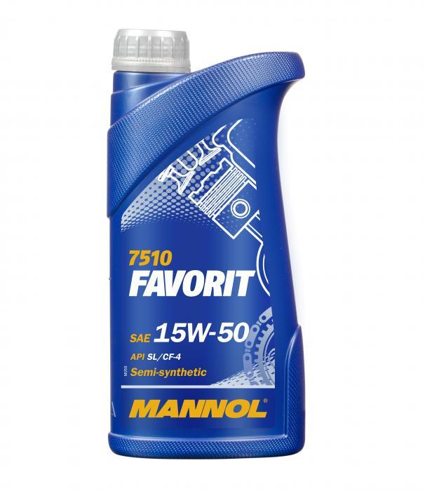 Mannol MN7510-1 Engine oil Mannol 7510 Favorit 15W-50, 1L MN75101: Buy near me in Poland at 2407.PL - Good price!