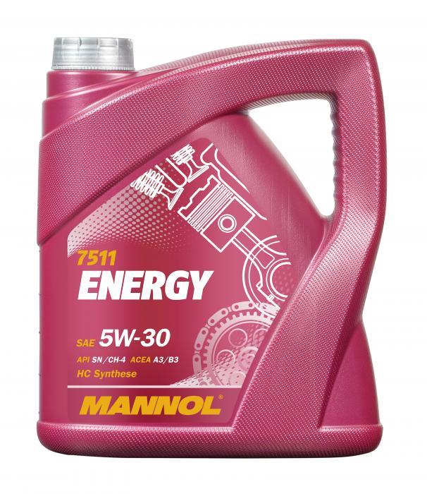 Mannol MN7511-4 Моторное масло Mannol 7511 Energy 5W-30, 4л MN75114: Отличная цена - Купить в Польше на 2407.PL!