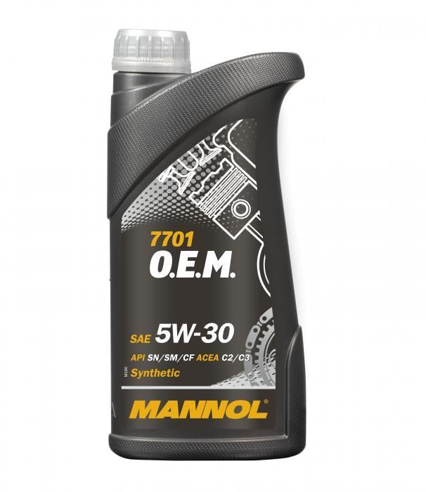 Mannol MN7701-1 Моторное масло Mannol 7701 O.E.M. 5W-30, 1л MN77011: Отличная цена - Купить в Польше на 2407.PL!