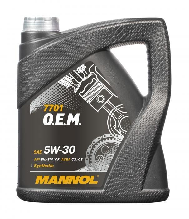 Mannol MN7701-4 Engine oil Mannol 7701 O.E.M. 5W-30, 4L MN77014: Buy near me in Poland at 2407.PL - Good price!