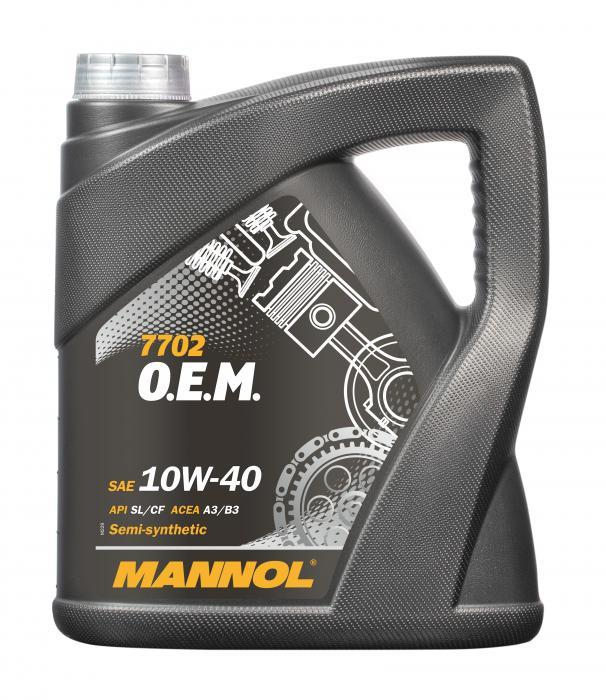 Mannol MN7702-20 Engine oil Mannol 7702 O.E.M. 10W-40, 20L MN770220: Buy near me in Poland at 2407.PL - Good price!