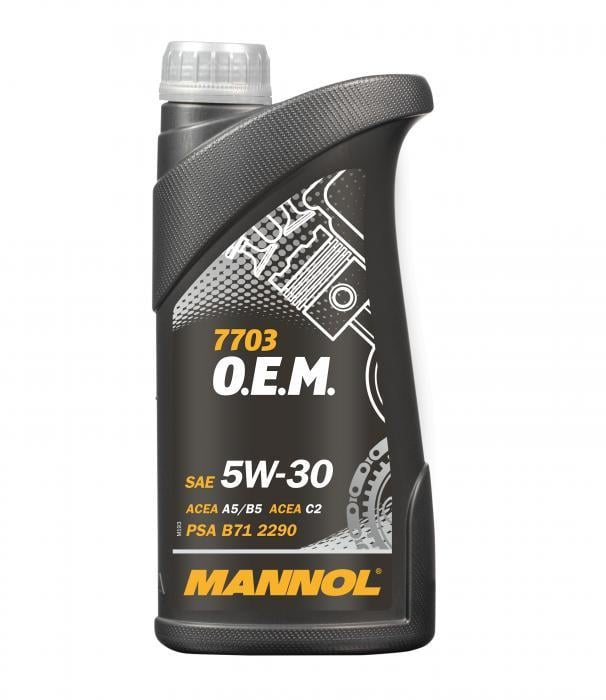 Mannol MN7703-1 Engine oil Mannol 7703 O.E.M. for Peugeot Citroen 5W-30, 1L MN77031: Buy near me in Poland at 2407.PL - Good price!