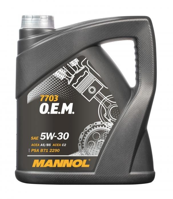 Mannol MN7703-4 Engine oil Mannol 7703 O.E.M. for Peugeot Citroen 5W-30, 4L MN77034: Buy near me in Poland at 2407.PL - Good price!