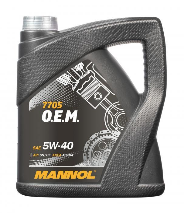 Mannol MN7705-4 Motoröl Mannol 7705 O.E.M. for Renault Nissan 5W-40, 4L MN77054: Kaufen Sie zu einem guten Preis in Polen bei 2407.PL!