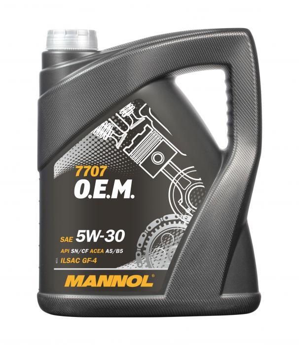 Mannol MN7707-5 Engine oil Mannol 7707 O.E.M. for Ford Volvo 5W-30, 5L MN77075: Buy near me in Poland at 2407.PL - Good price!