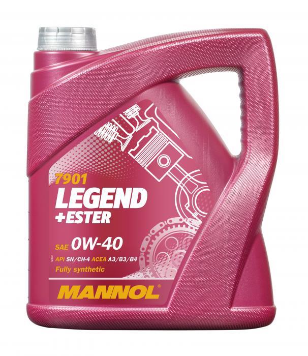 Mannol MN7901-4 Моторное масло Mannol 7901 Legend+Ester 0W-40, 4л MN79014: Отличная цена - Купить в Польше на 2407.PL!