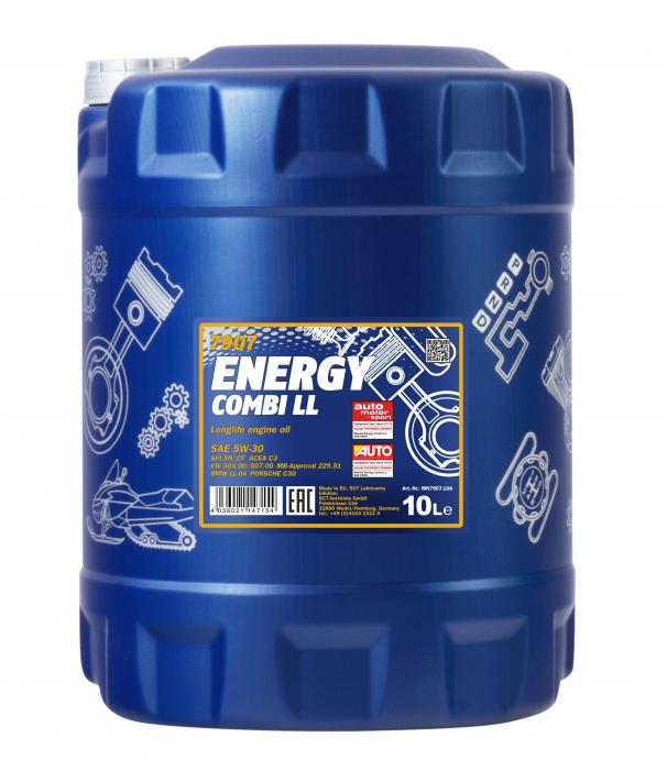 Mannol MN7907-10 Engine oil Mannol 7907 Energy Combi LL 5W-30, 10L MN790710: Buy near me in Poland at 2407.PL - Good price!