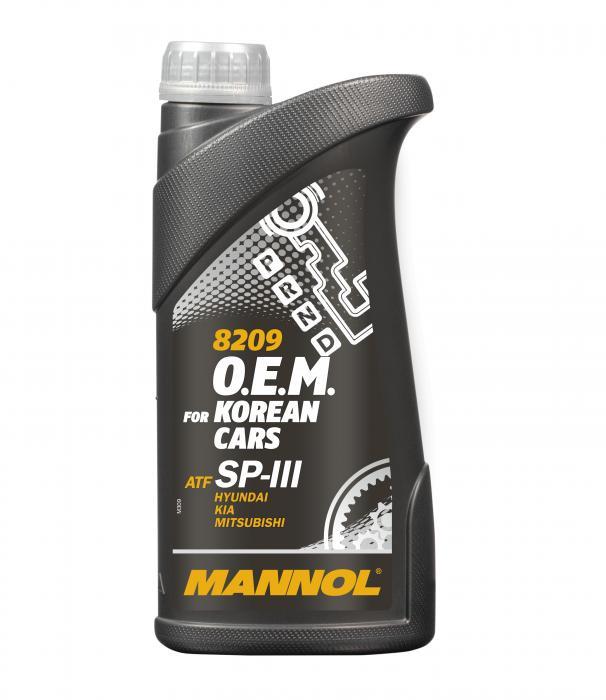 Mannol MN8209-1 Transmission oil Mannol O.E.M. 8209 for Korean cars ATF SP-III, 1L MN82091: Buy near me in Poland at 2407.PL - Good price!