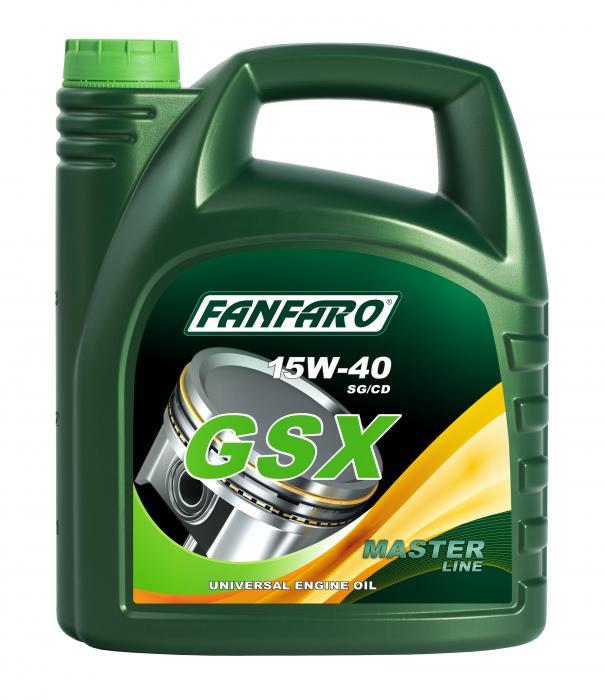 Fanfaro FF6401-4 Engine oil FanFaro GSX 15W-40, 4L FF64014: Buy near me at 2407.PL in Poland at an Affordable price!