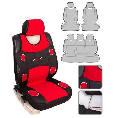 Elit UNI AG-7249/7 Milex/Prestige Sitzbezüge Full Set (2 Front + 2 hinten + 5 Kopfstützen), rot UNIAG72497: Kaufen Sie zu einem guten Preis in Polen bei 2407.PL!