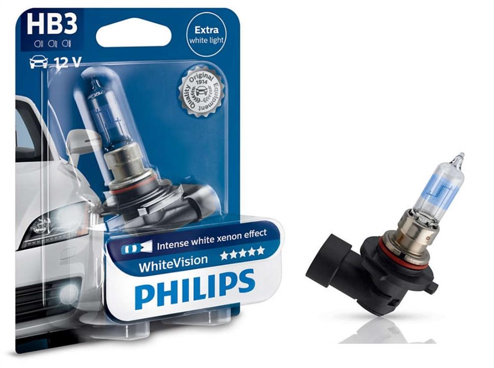 Żarówka halogenowa Philips Whitevision 12V HB3 65W Philips 9005WHVB1