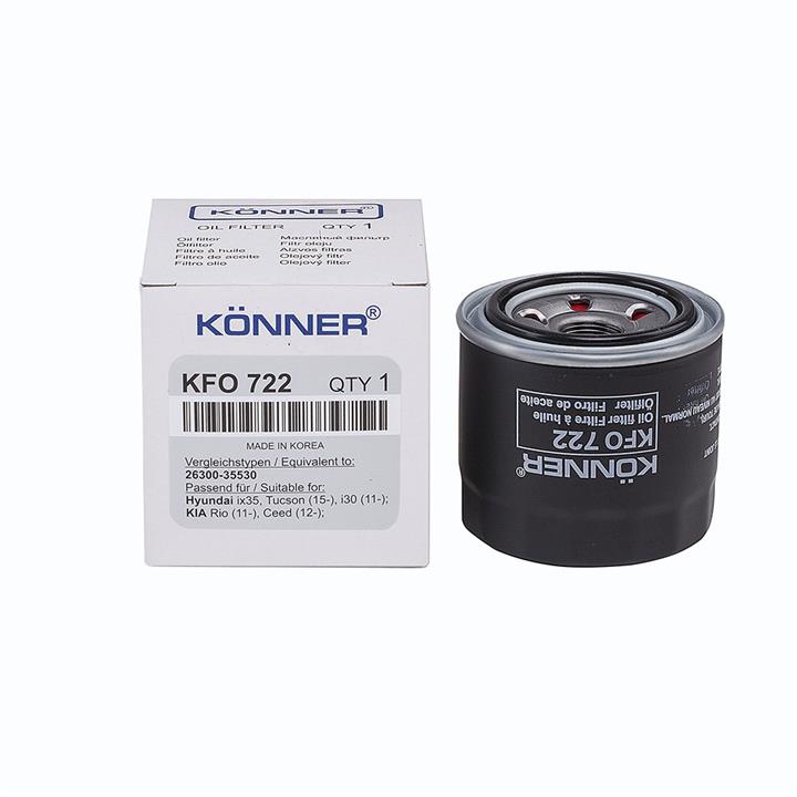 Könner KFO-722 Oil Filter KFO722: Buy near me in Poland at 2407.PL - Good price!