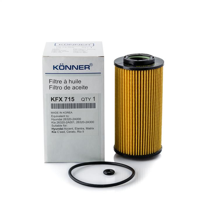 Könner KFX-715 Масляный фильтр KFX715: Отличная цена - Купить в Польше на 2407.PL!