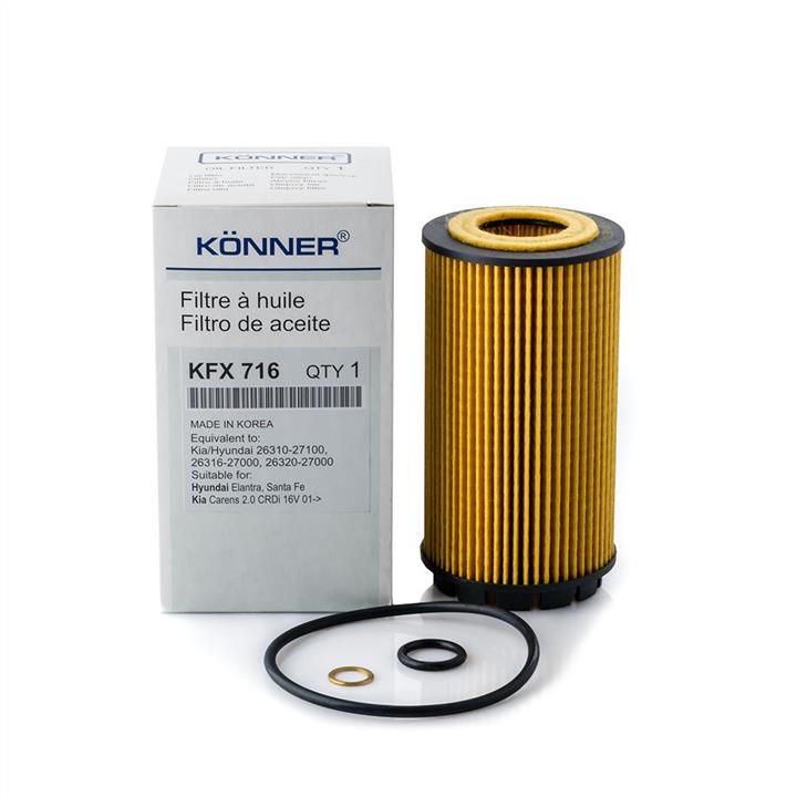 Könner KFX-716 Масляный фильтр KFX716: Отличная цена - Купить в Польше на 2407.PL!