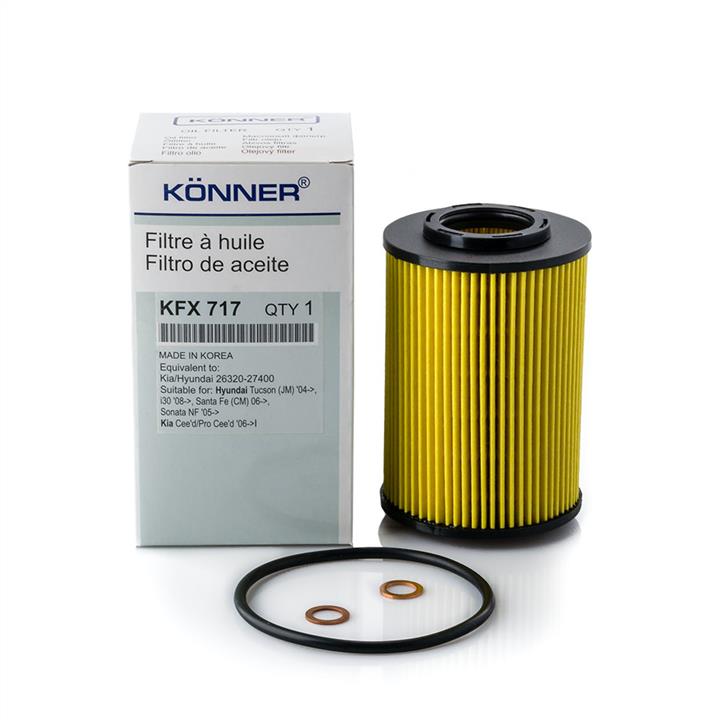 Könner KFX-717 Масляный фильтр KFX717: Отличная цена - Купить в Польше на 2407.PL!