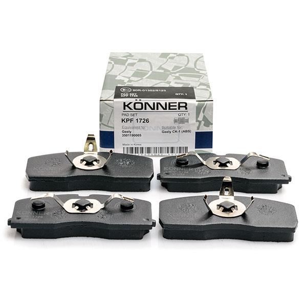 Könner KPF-1726 Brake Pad Set, disc brake KPF1726: Buy near me in Poland at 2407.PL - Good price!