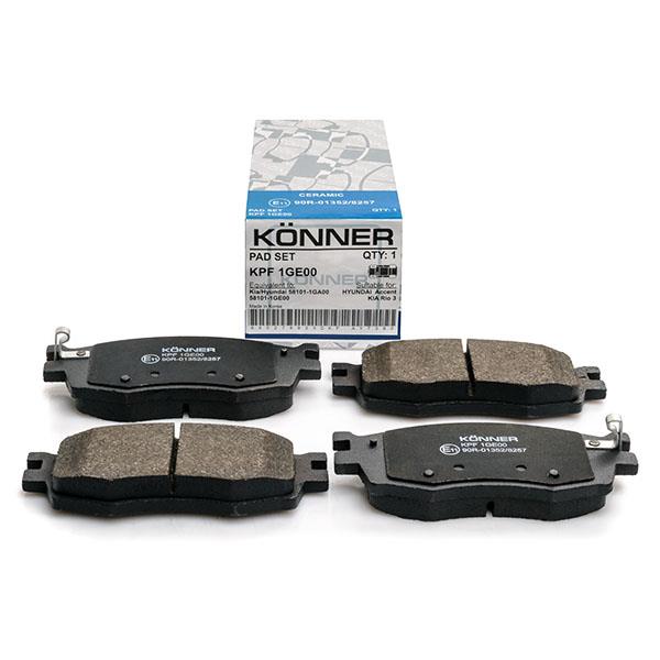 Könner KPF-1GE00 Тормозные колодки дисковые, комплект KPF1GE00: Отличная цена - Купить в Польше на 2407.PL!