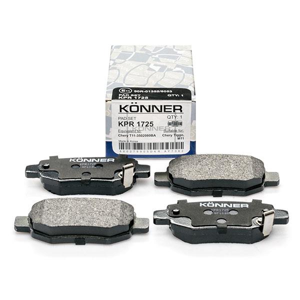 Könner KPR-1725 Тормозные колодки дисковые, комплект KPR1725: Отличная цена - Купить в Польше на 2407.PL!