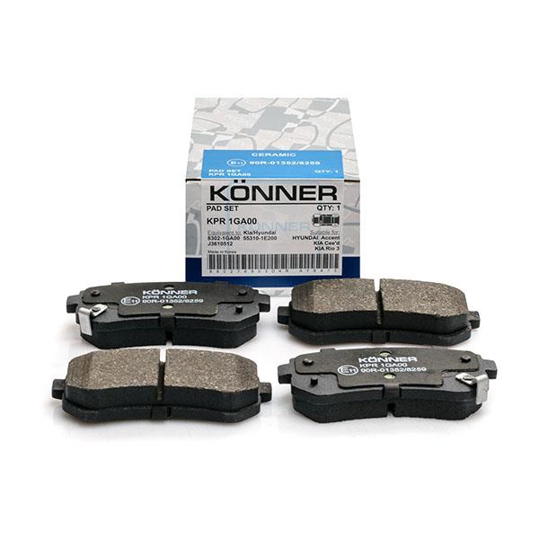 Könner KPR-1GA00 Тормозные колодки дисковые, комплект KPR1GA00: Отличная цена - Купить в Польше на 2407.PL!
