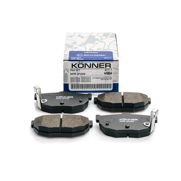 Könner KPR-2FA00 Тормозные колодки дисковые, комплект KPR2FA00: Отличная цена - Купить в Польше на 2407.PL!