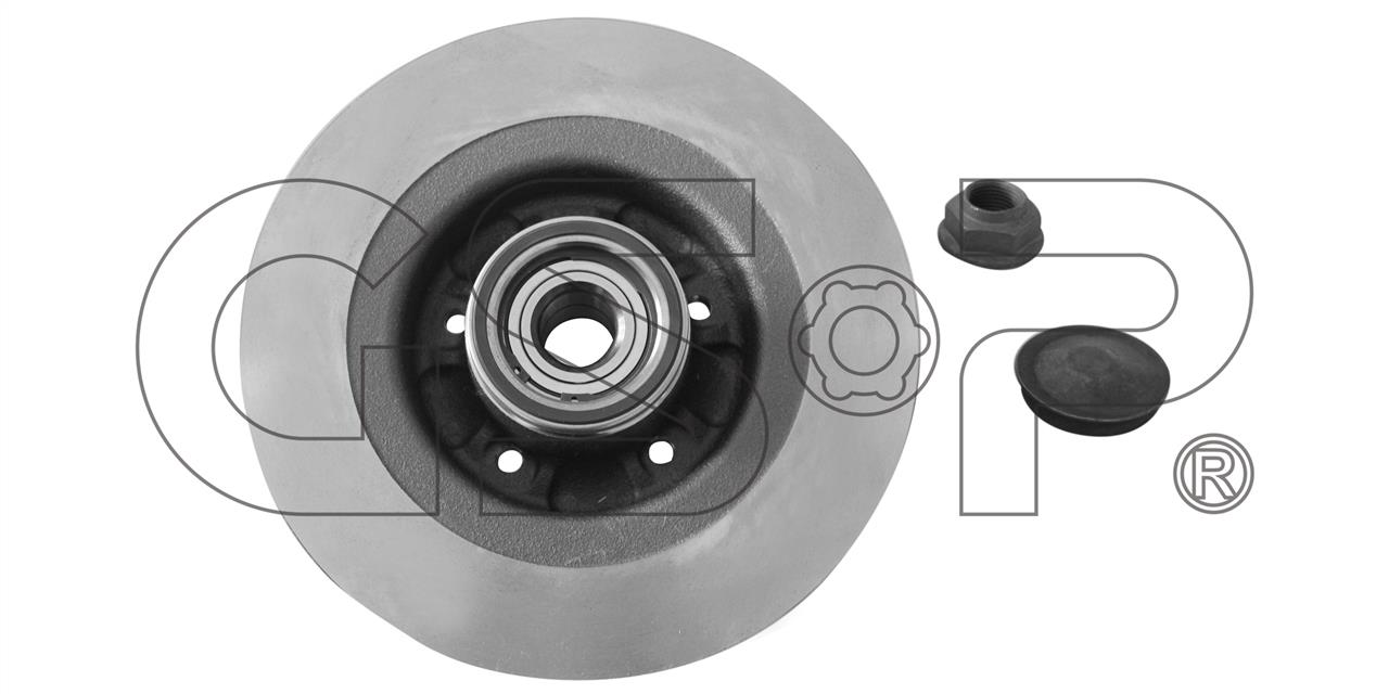 GSP 9230141K Rear brake disc, non-ventilated 9230141K: Buy near me in Poland at 2407.PL - Good price!