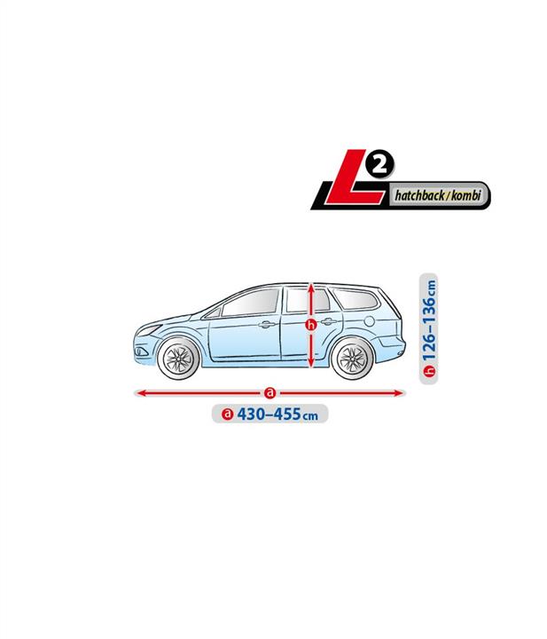 Kegel-Blazusiak Car cover &quot;Basic Garage&quot; size L2, Hatchback – price 158 PLN