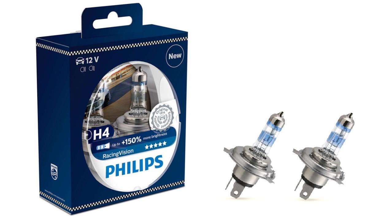 Philips 12342RVSX Żarówka halogenowa Philips Racingvision +150% 12V H4 60/55W +150% 12342RVSX: Dobra cena w Polsce na 2407.PL - Kup Teraz!