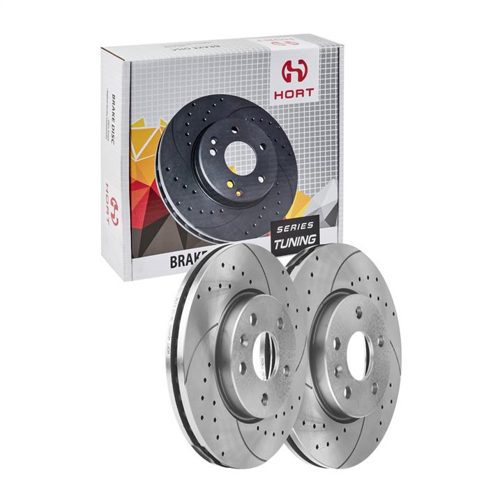 Hort HD8586 Front brake disc ventilated HD8586: Buy near me in Poland at 2407.PL - Good price!