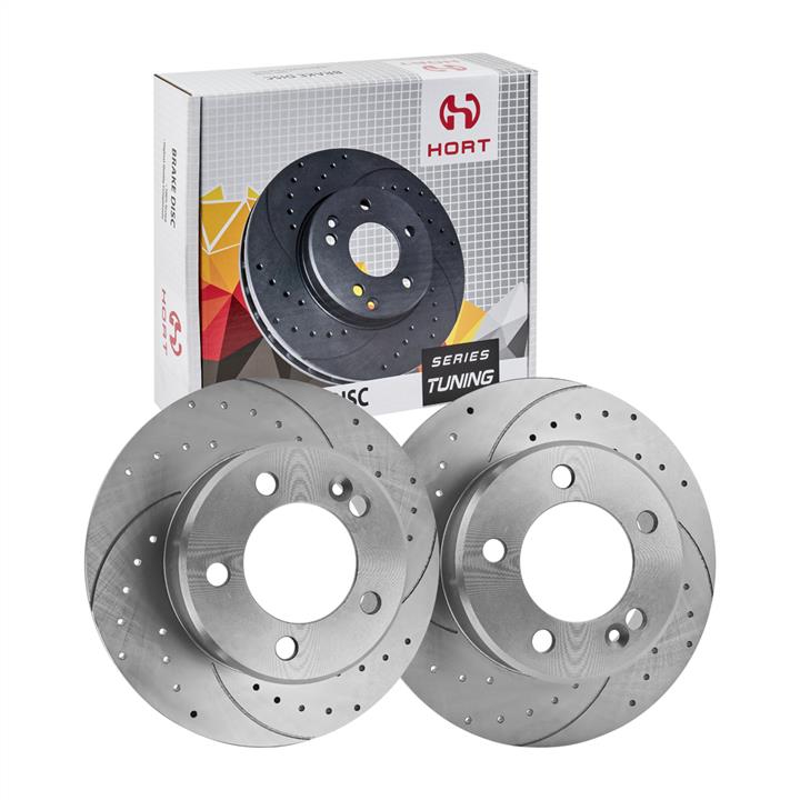 Hort HD8579 Rear brake disc, non-ventilated HD8579: Buy near me in Poland at 2407.PL - Good price!