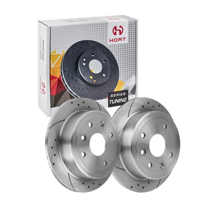 Hort HD8530 Rear brake disc, non-ventilated HD8530: Buy near me in Poland at 2407.PL - Good price!
