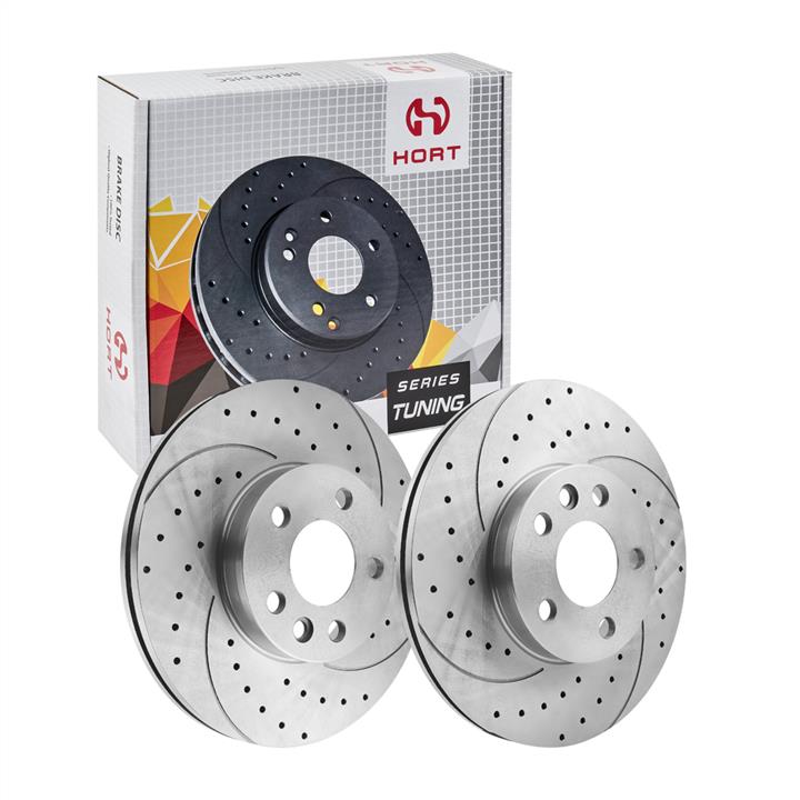 Hort HD8527 Front brake disc ventilated HD8527: Buy near me in Poland at 2407.PL - Good price!