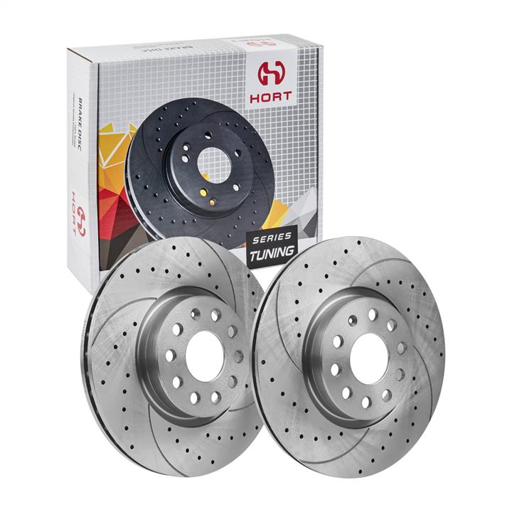Hort HD8524 Front brake disc ventilated HD8524: Buy near me in Poland at 2407.PL - Good price!