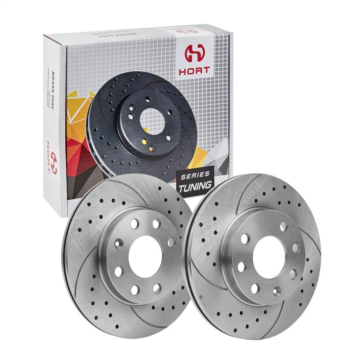 Hort HD8523 Front brake disc ventilated HD8523: Buy near me in Poland at 2407.PL - Good price!