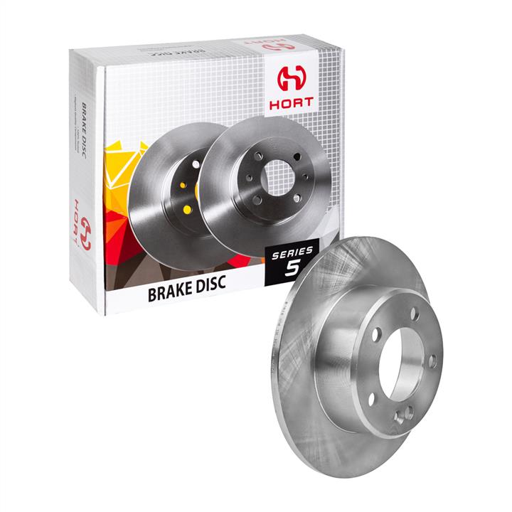 Hort HD8279 Rear brake disc, non-ventilated HD8279: Buy near me in Poland at 2407.PL - Good price!