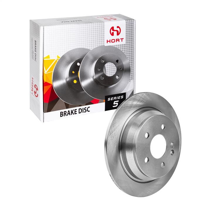 Hort HD8271 Rear brake disc, non-ventilated HD8271: Buy near me in Poland at 2407.PL - Good price!