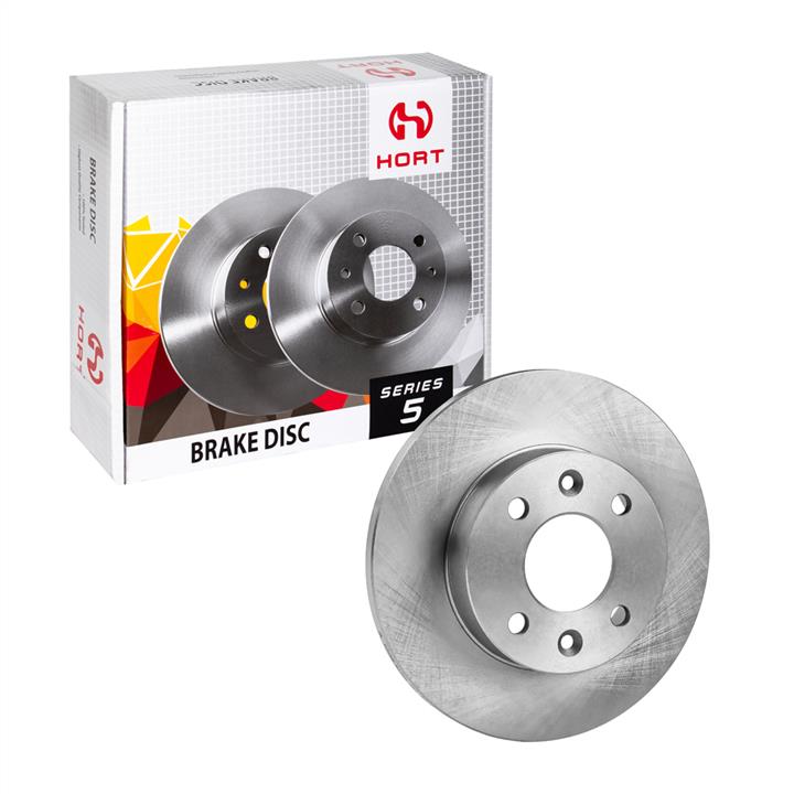 Hort HD8257 Unventilated front brake disc HD8257: Buy near me in Poland at 2407.PL - Good price!