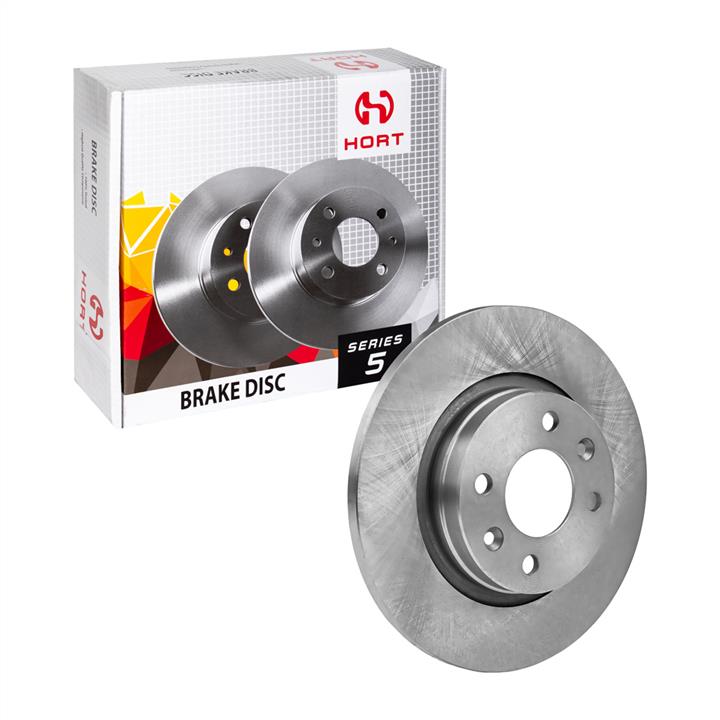Hort HD8255 Unventilated front brake disc HD8255: Buy near me in Poland at 2407.PL - Good price!