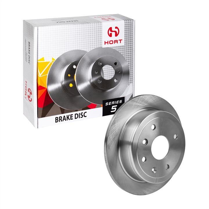Hort HD8230 Rear brake disc, non-ventilated HD8230: Buy near me in Poland at 2407.PL - Good price!