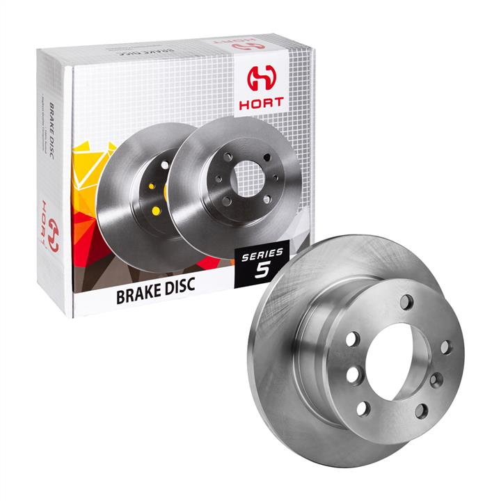 Hort HD8228 Rear brake disc, non-ventilated HD8228: Buy near me in Poland at 2407.PL - Good price!