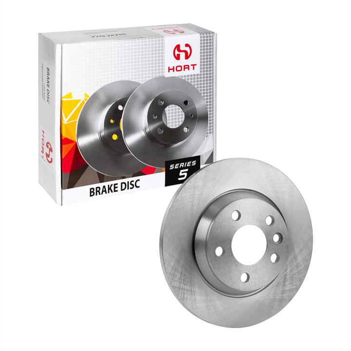 Hort HD8226 Rear brake disc, non-ventilated HD8226: Buy near me in Poland at 2407.PL - Good price!