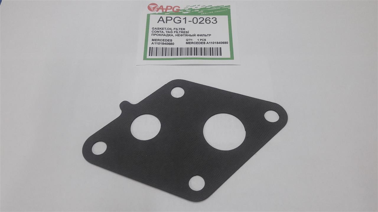 APG APG1-0263 OIL FILTER HOUSING GASKETS APG10263: Buy near me in Poland at 2407.PL - Good price!