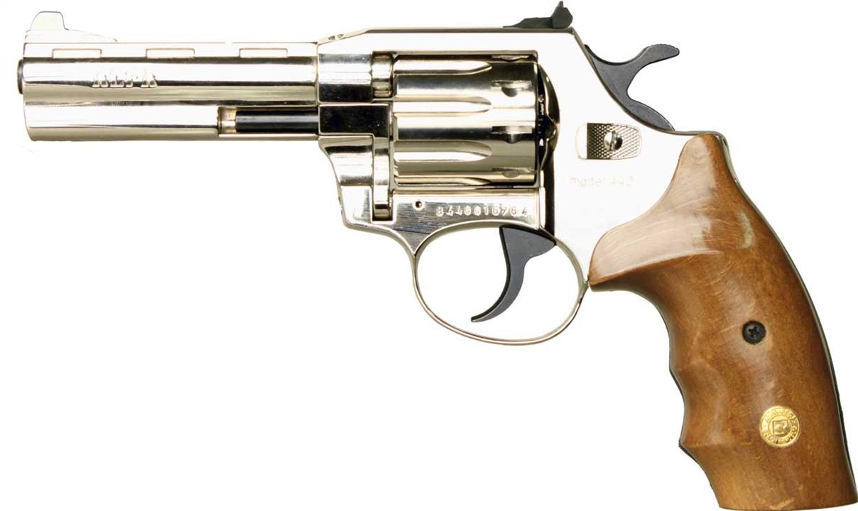 ALFA 144919/6 Револьвер Флобера Alfa 441, нікельований, 180 м/с, рукоятка - дерево 1449196: Приваблива ціна - Купити у Польщі на 2407.PL!
