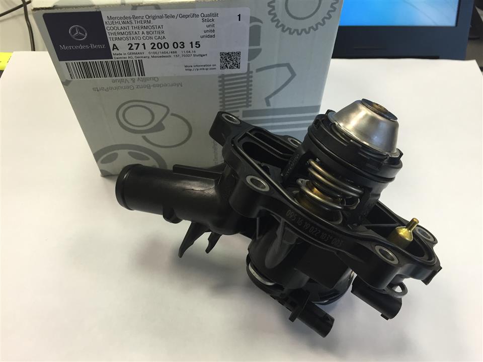 Mercedes A 271 200 03 15 Thermostat, coolant A2712000315: Buy near me in Poland at 2407.PL - Good price!