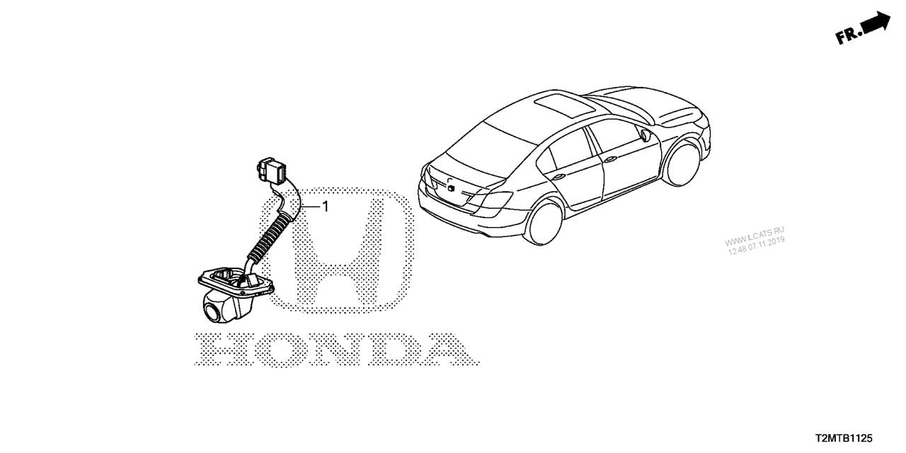 Honda 39530-T2A-U11 Камера заднего вида 39530T2AU11: Отличная цена - Купить в Польше на 2407.PL!